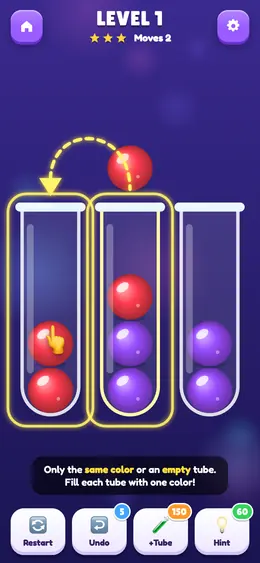 Ball Sort gameplay screenshot